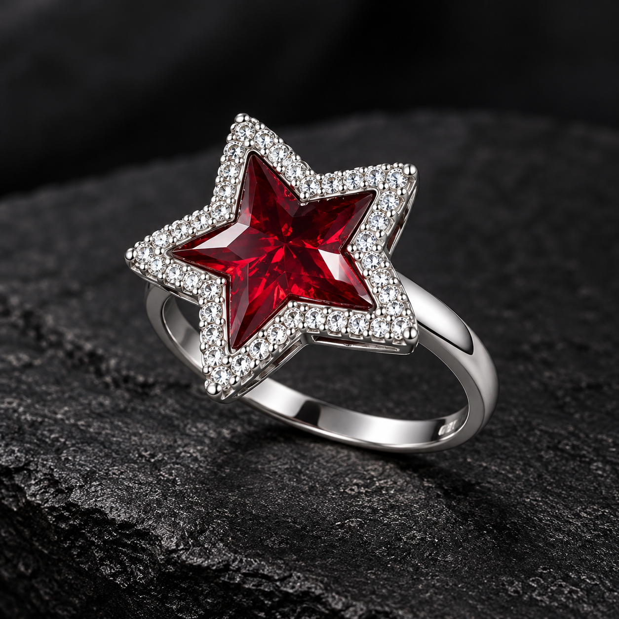 SŌHM Crimson Star Ring